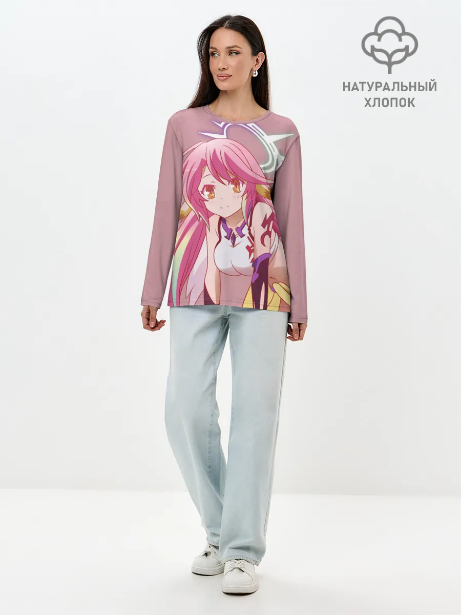 Лонгслив женский. Хлопок / Аниме про шахматы