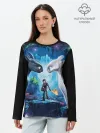 Лонгслив женский. Хлопок / как приручить дракона