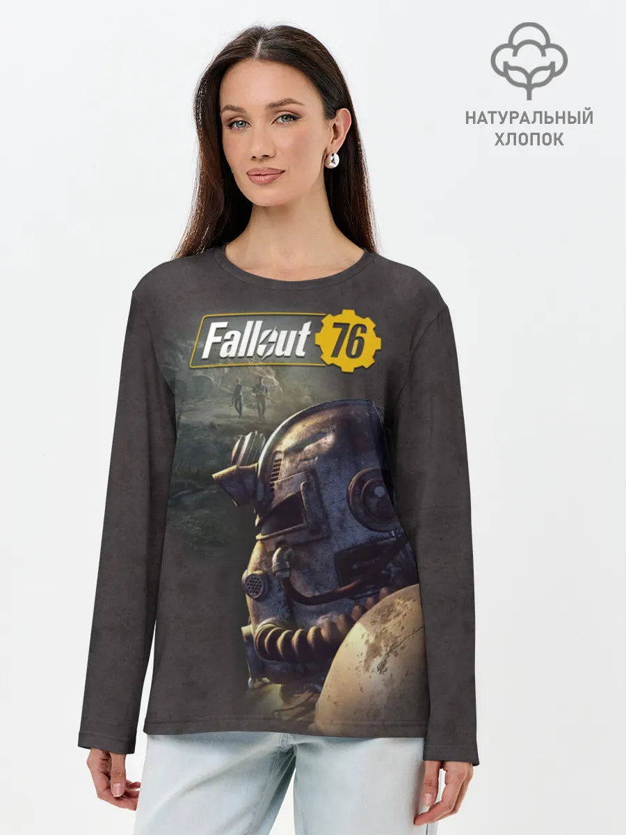 Лонгслив женский. Хлопок / Fallout 76