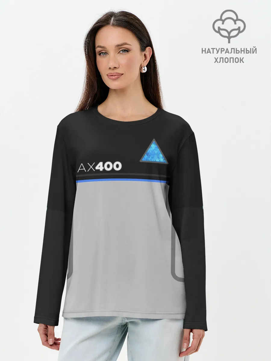 Лонгслив женский. Хлопок / Kara Detroit: Become Human