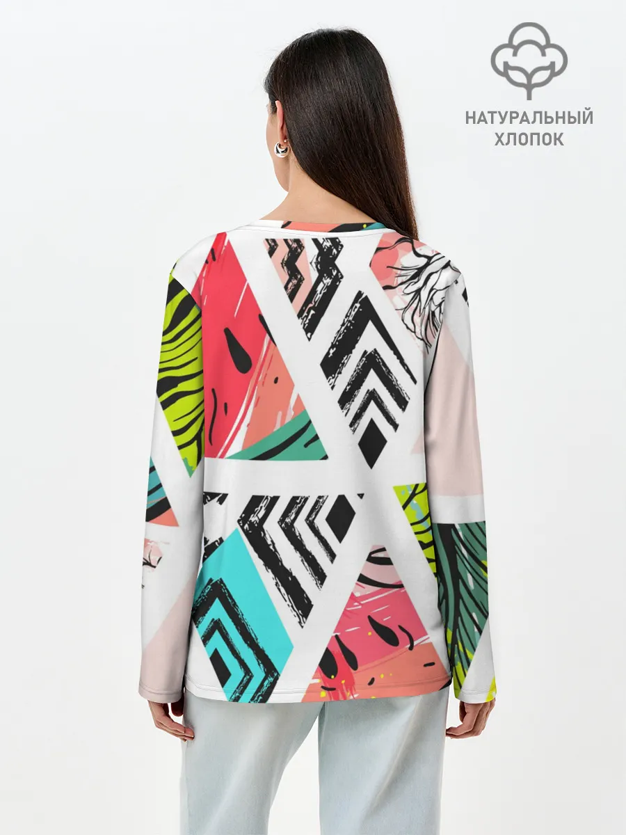 Лонгслив женский. Хлопок / Summer