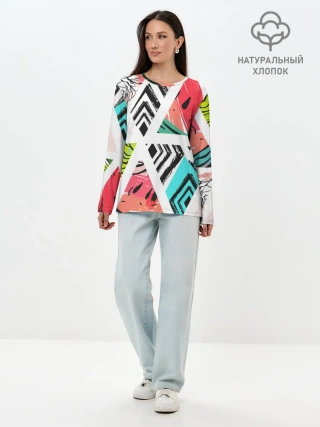 Лонгслив женский. Хлопок / Summer