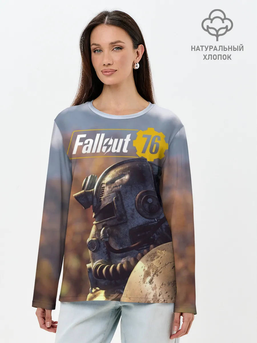 Лонгслив женский. Хлопок / Fallout 76