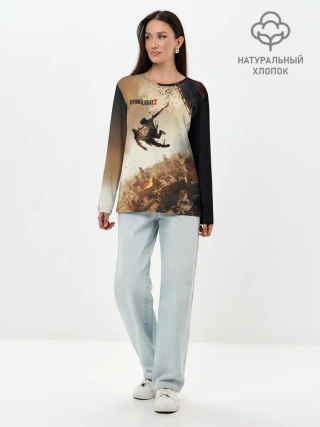 Лонгслив женский. Хлопок / Dying Light 2