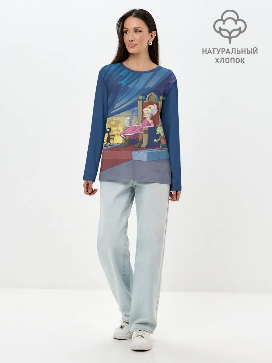 Лонгслив женский. Хлопок / Disenchantment