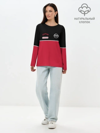 Лонгслив женский. Хлопок / Nissan