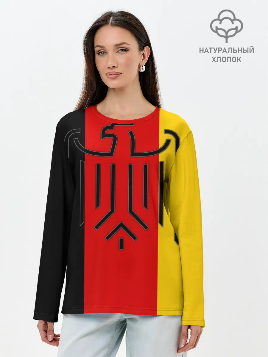 Лонгслив женский. Хлопок / German eagle