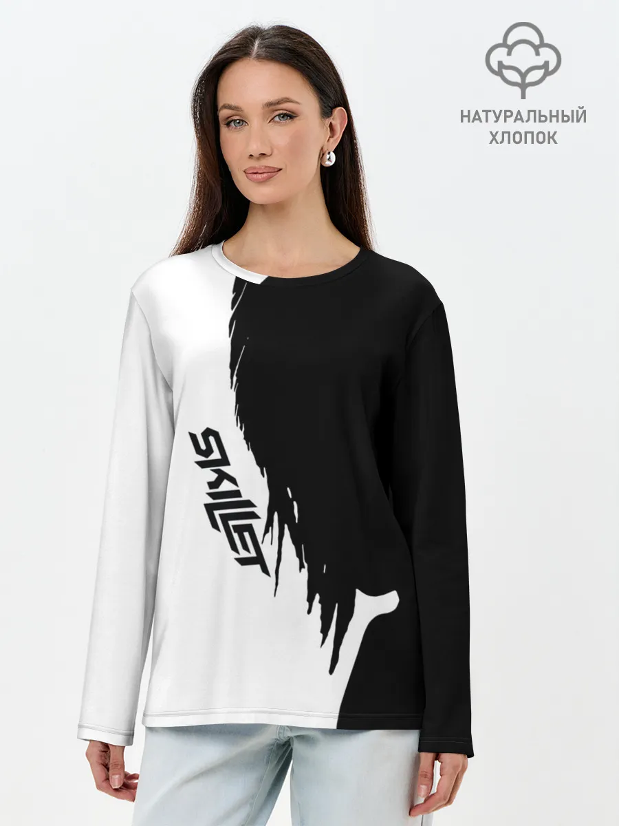 Лонгслив женский. Хлопок / Skillet