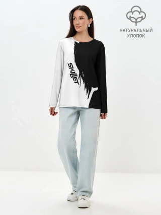 Лонгслив женский. Хлопок / Skillet