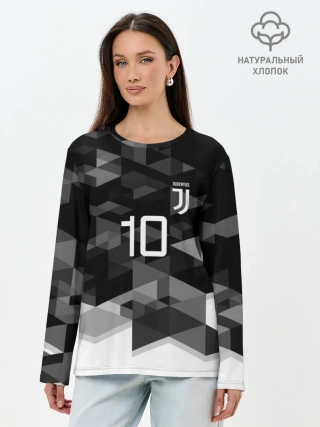 Лонгслив женский. Хлопок / JUVE 10 DYBALA