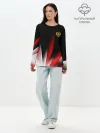 Лонгслив женский. Хлопок / Russia sport collection