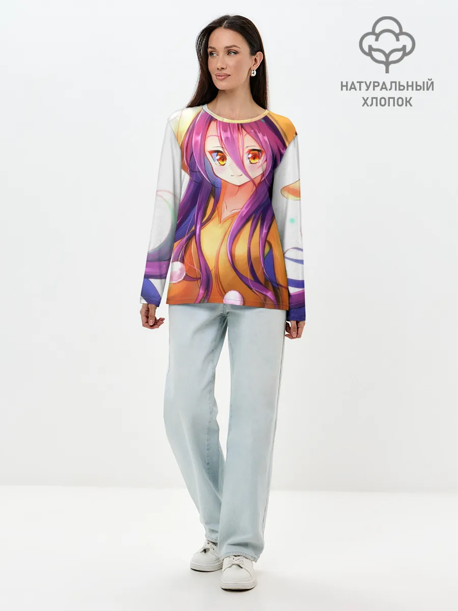 Лонгслив женский. Хлопок / Кигуруми Аниме