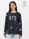 Лонгслив женский. Хлопок / BTS