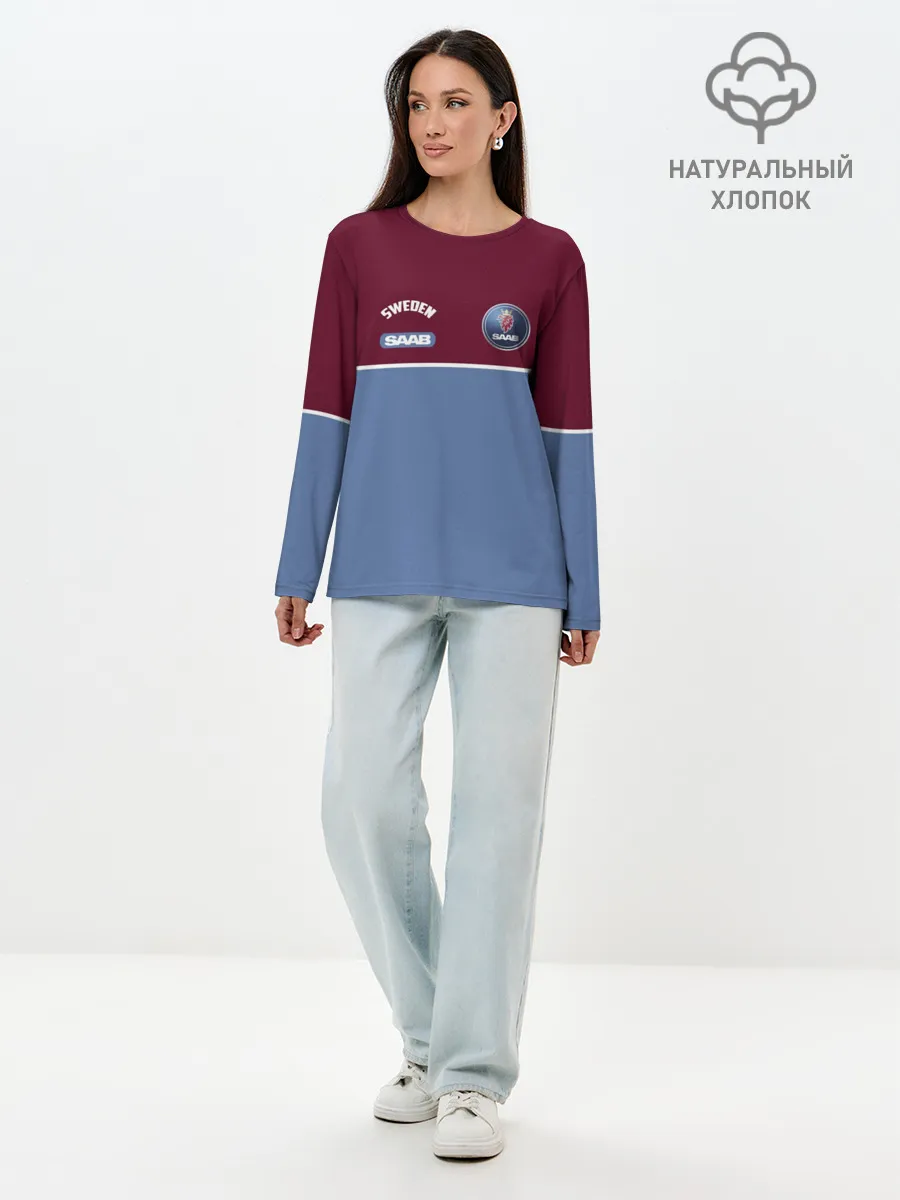 Лонгслив женский. Хлопок / Saab