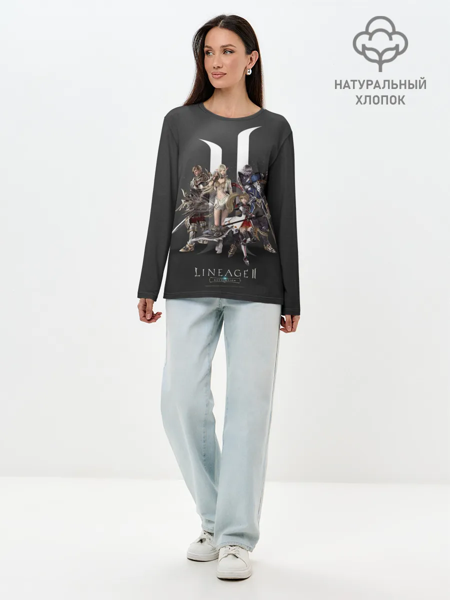 Лонгслив женский. Хлопок / LineAge 2 Revolution