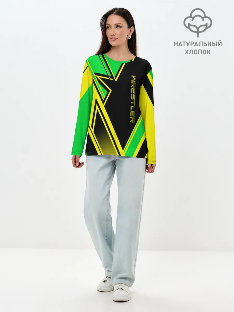 Лонгслив женский. Хлопок / Wrestler