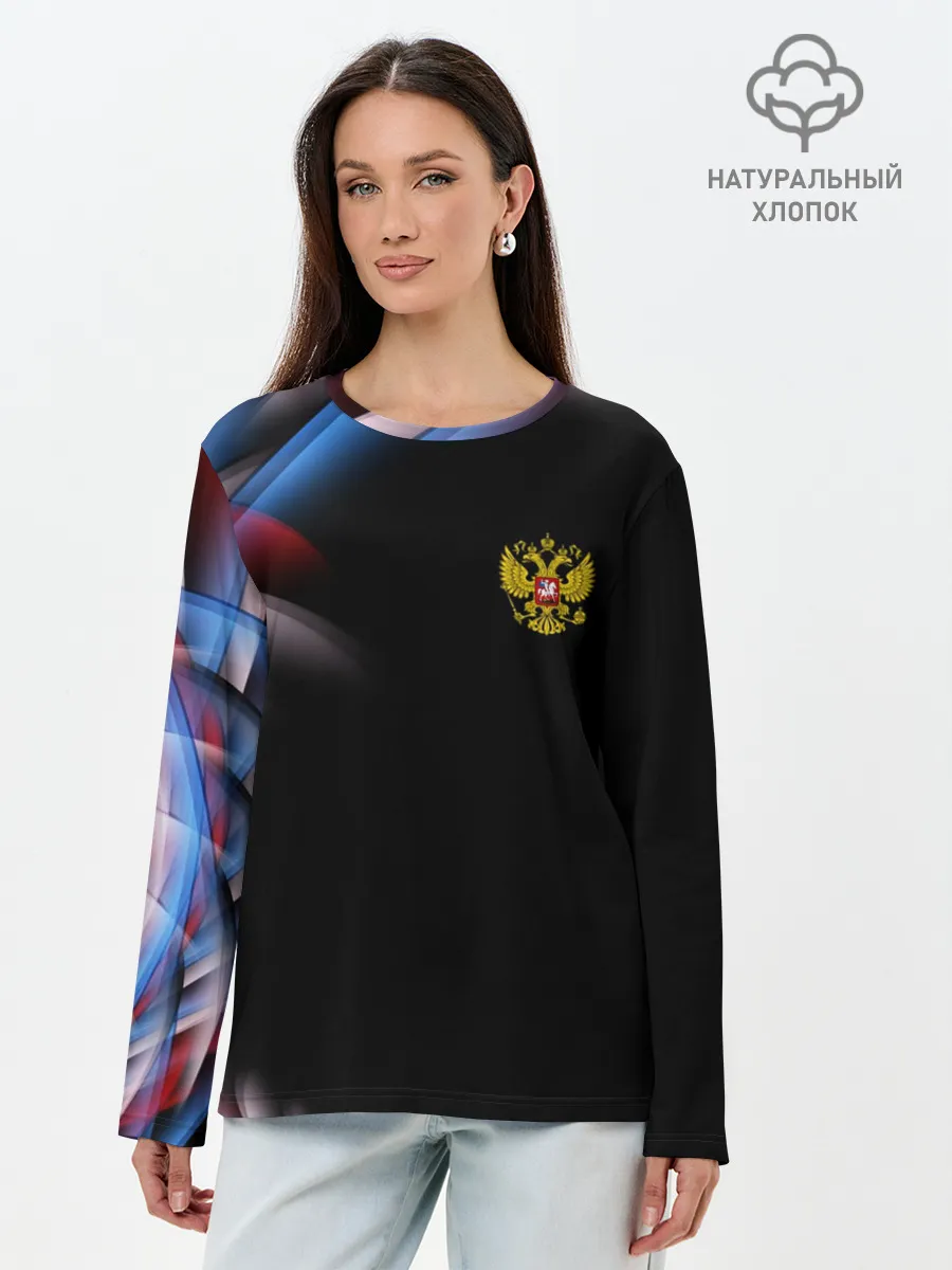 Лонгслив женский. Хлопок / Россия