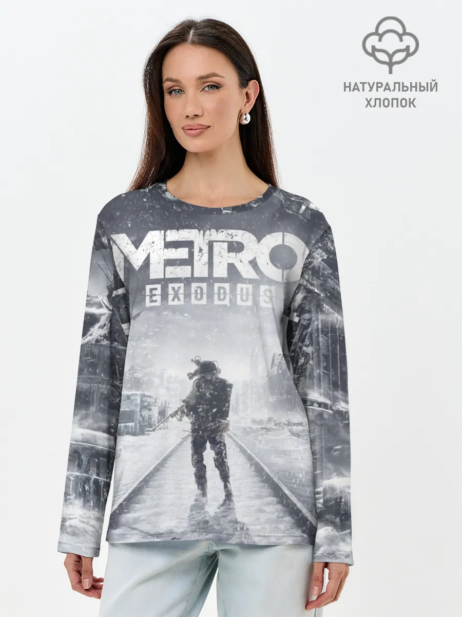 Лонгслив женский. Хлопок / Metro Exodus: Артём