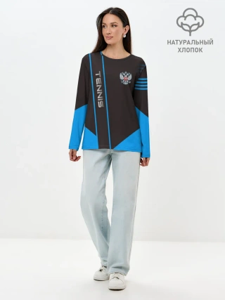 Лонгслив женский. Хлопок / Tennis