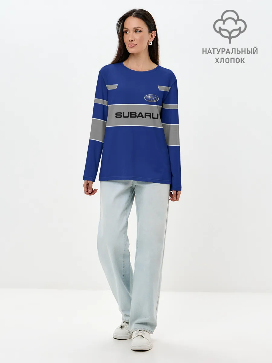 Лонгслив женский. Хлопок / Subaru
