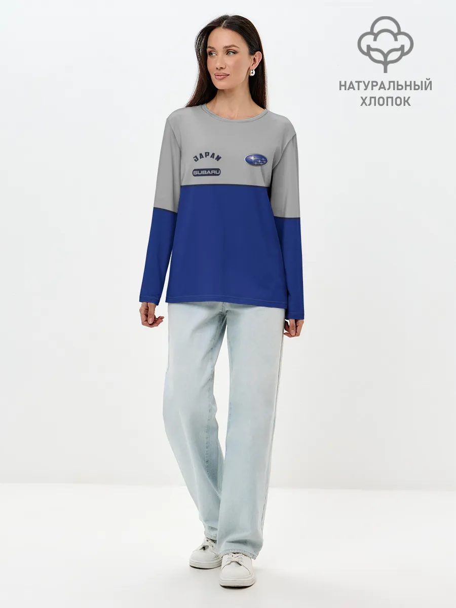 Лонгслив женский. Хлопок / Subaru
