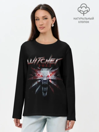 Лонгслив женский. Хлопок / WITCHER 2077
