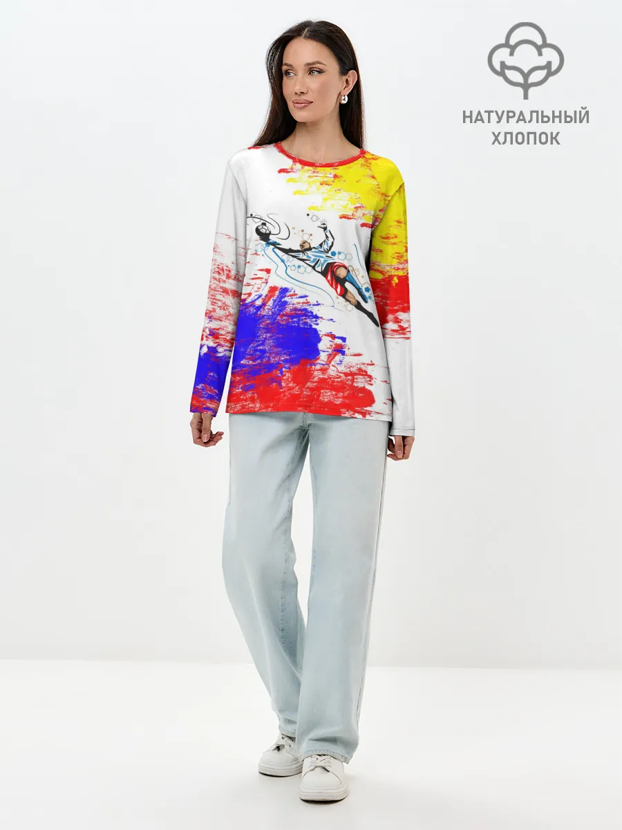 Лонгслив женский. Хлопок / Игорь Акинфеев