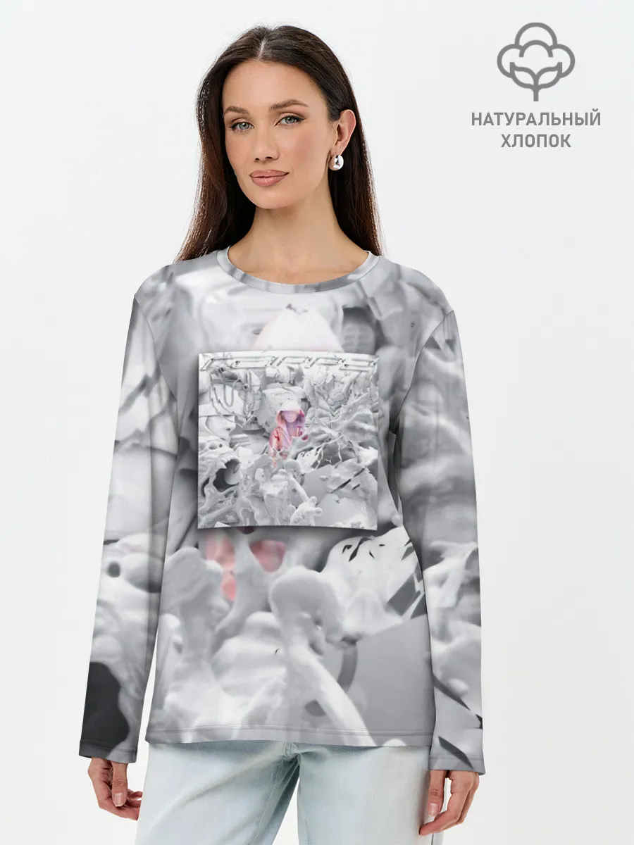 Лонгслив женский. Хлопок / Boulevard Depo RAPP2