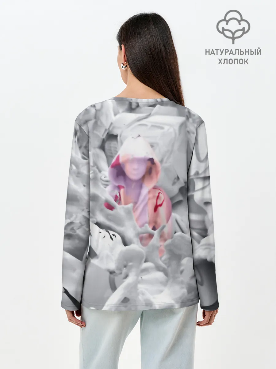 Лонгслив женский. Хлопок / Boulevard Depo RAPP2