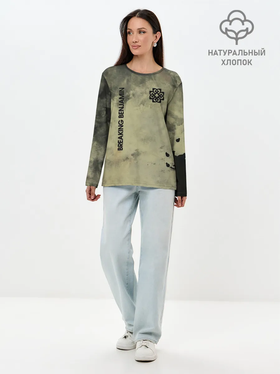 Лонгслив женский. Хлопок / Breaking Benjamin