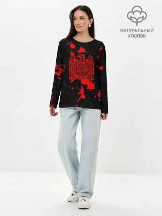 Лонгслив женский. Хлопок / Slayer