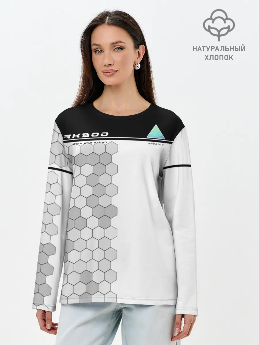 Лонгслив женский. Хлопок / Detroit RK900