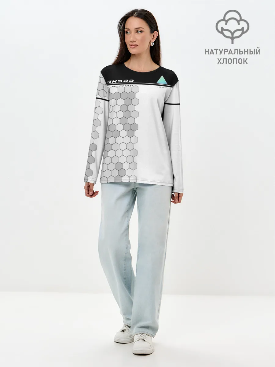 Лонгслив женский. Хлопок / Detroit RK900