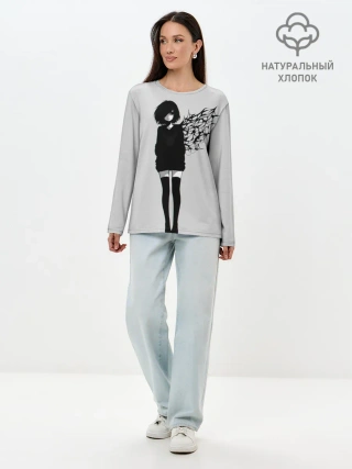 Лонгслив женский. Хлопок / Tokyo Ghoul