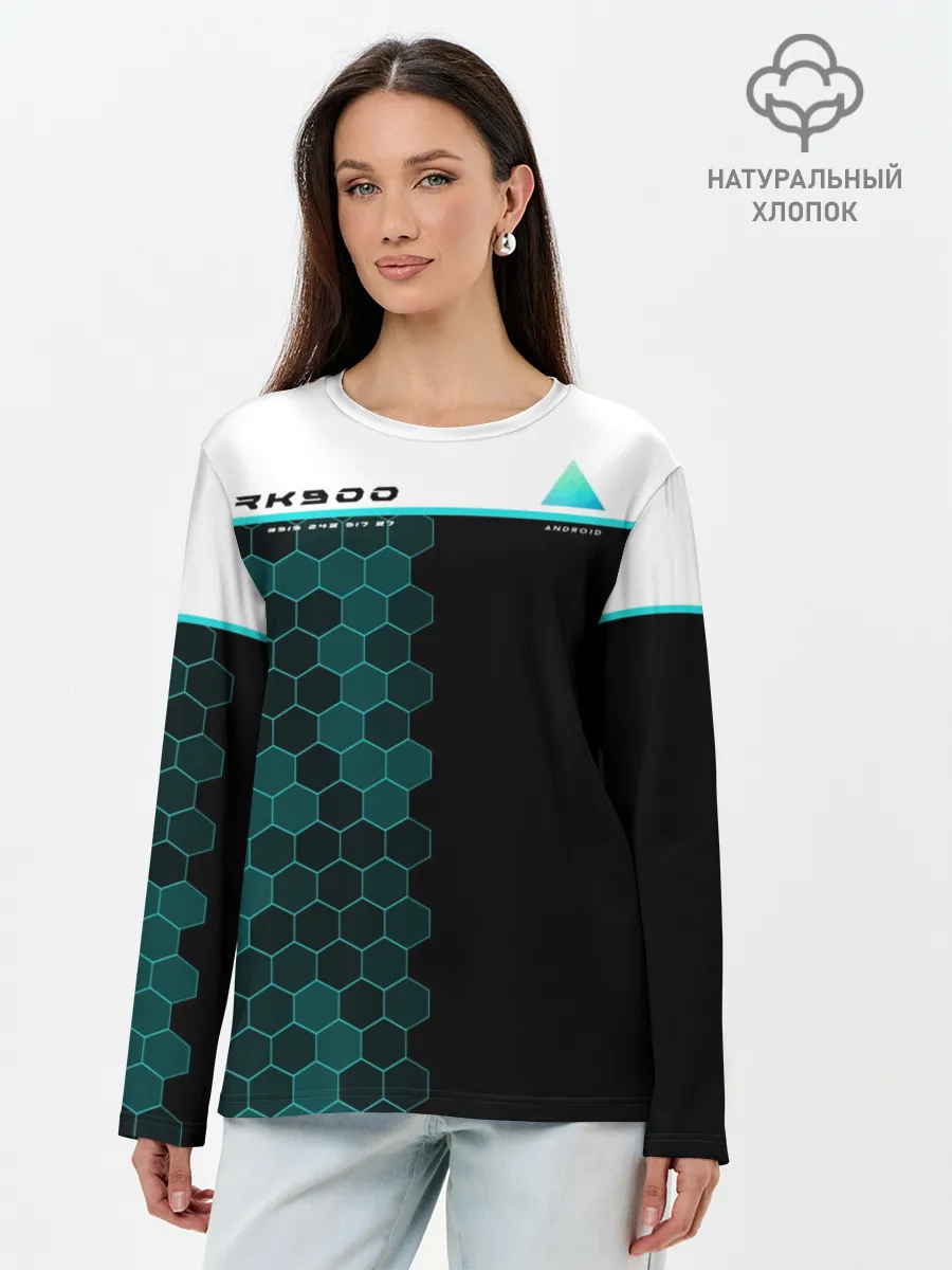 Лонгслив женский. Хлопок / Detroit RK900