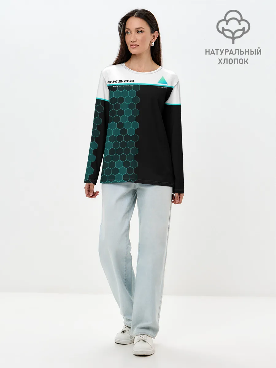 Лонгслив женский. Хлопок / Detroit RK900