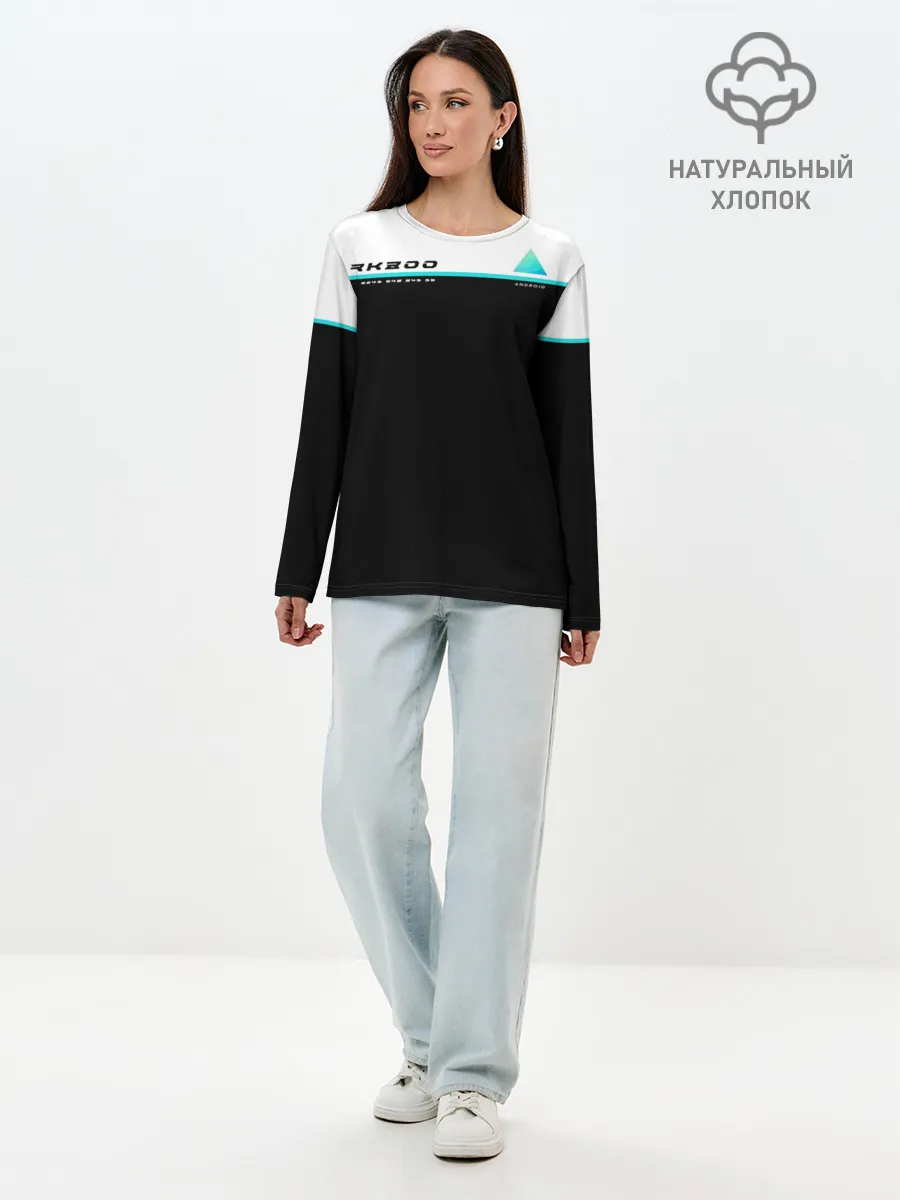 Лонгслив женский. Хлопок / Detroit RK800