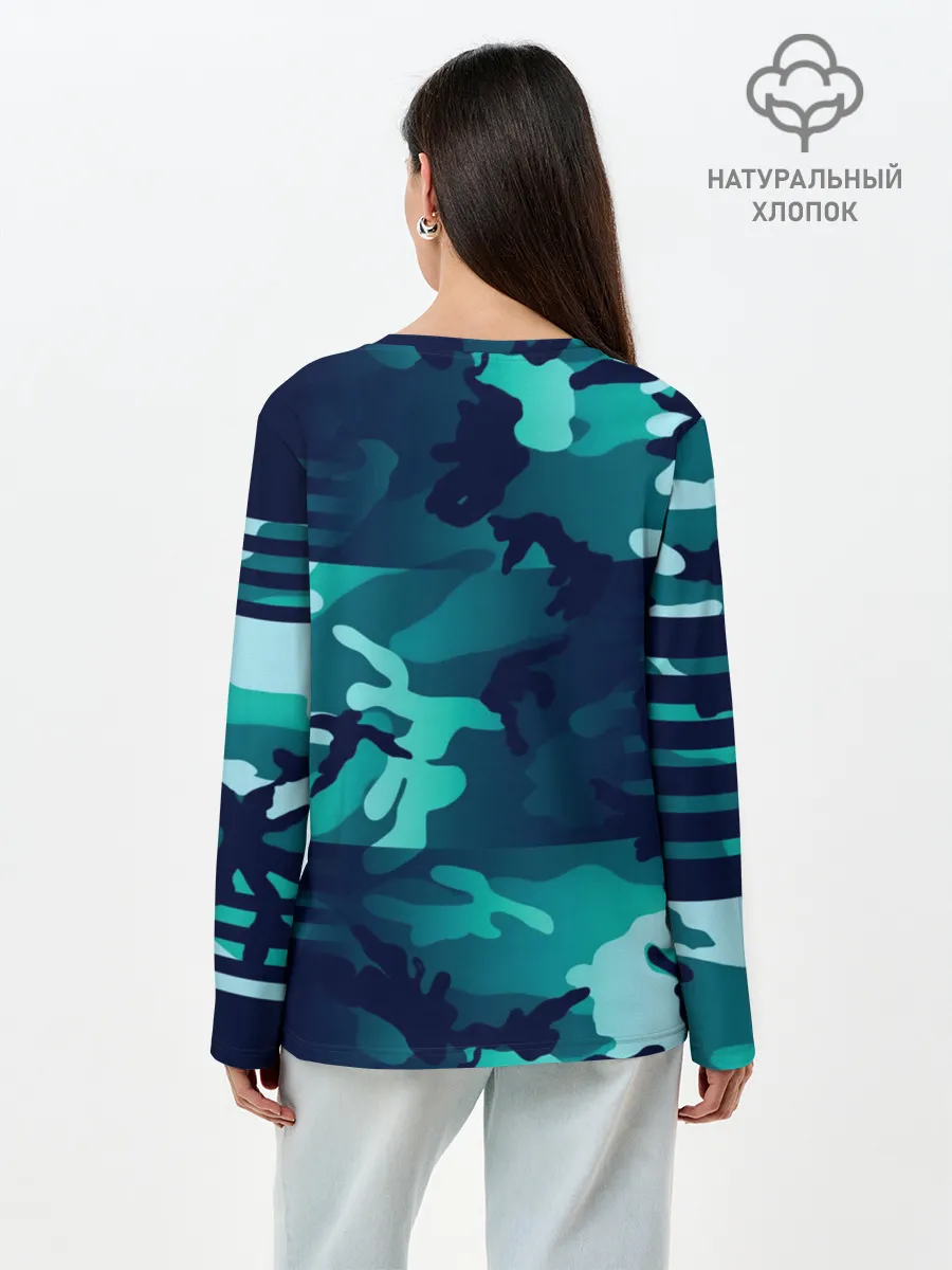 Лонгслив женский. Хлопок / Sport