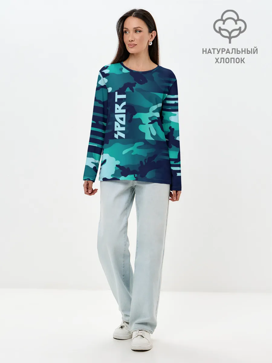 Лонгслив женский. Хлопок / Sport