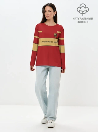 Лонгслив женский. Хлопок / Porsche