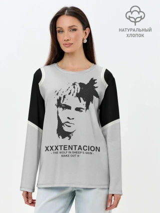 Лонгслив женский. Хлопок / XXXTENTACION.