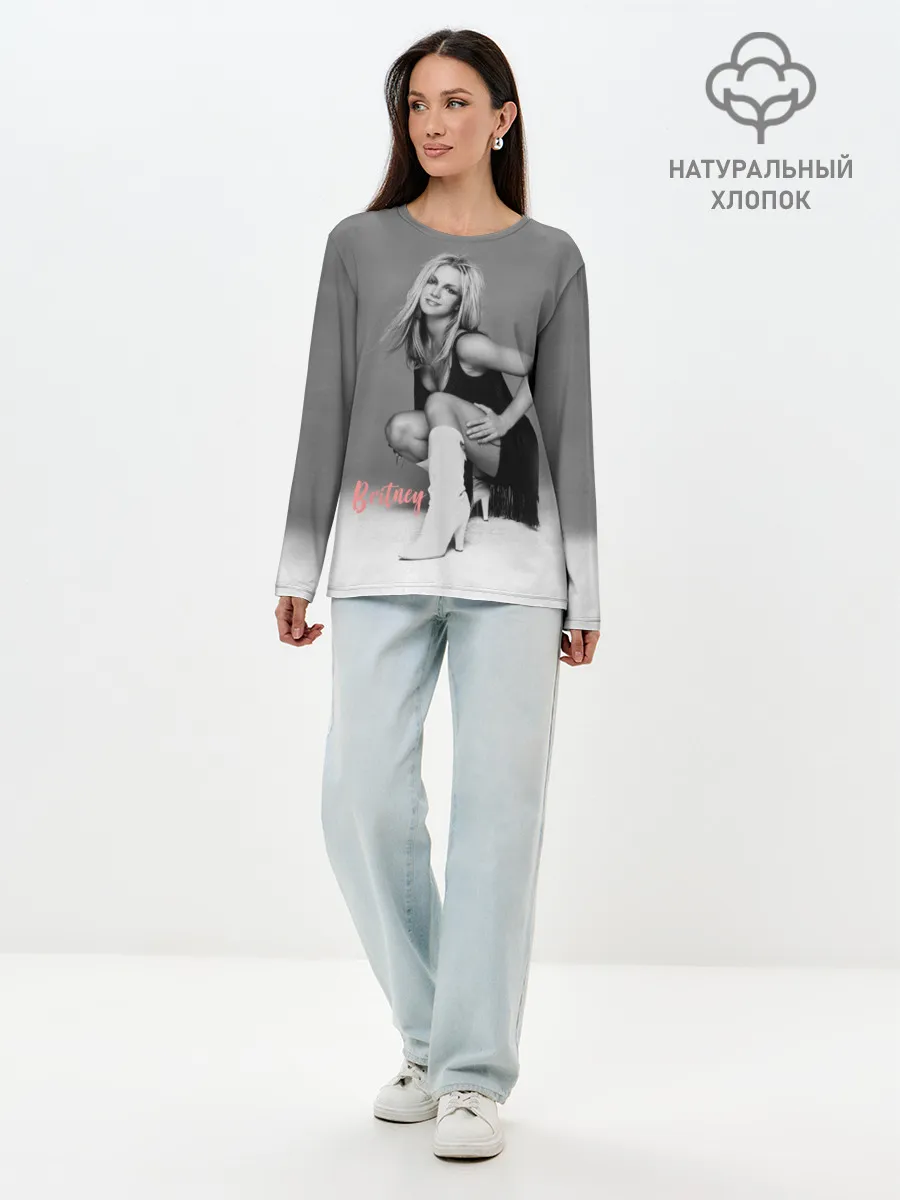 Лонгслив женский. Хлопок / Britney _