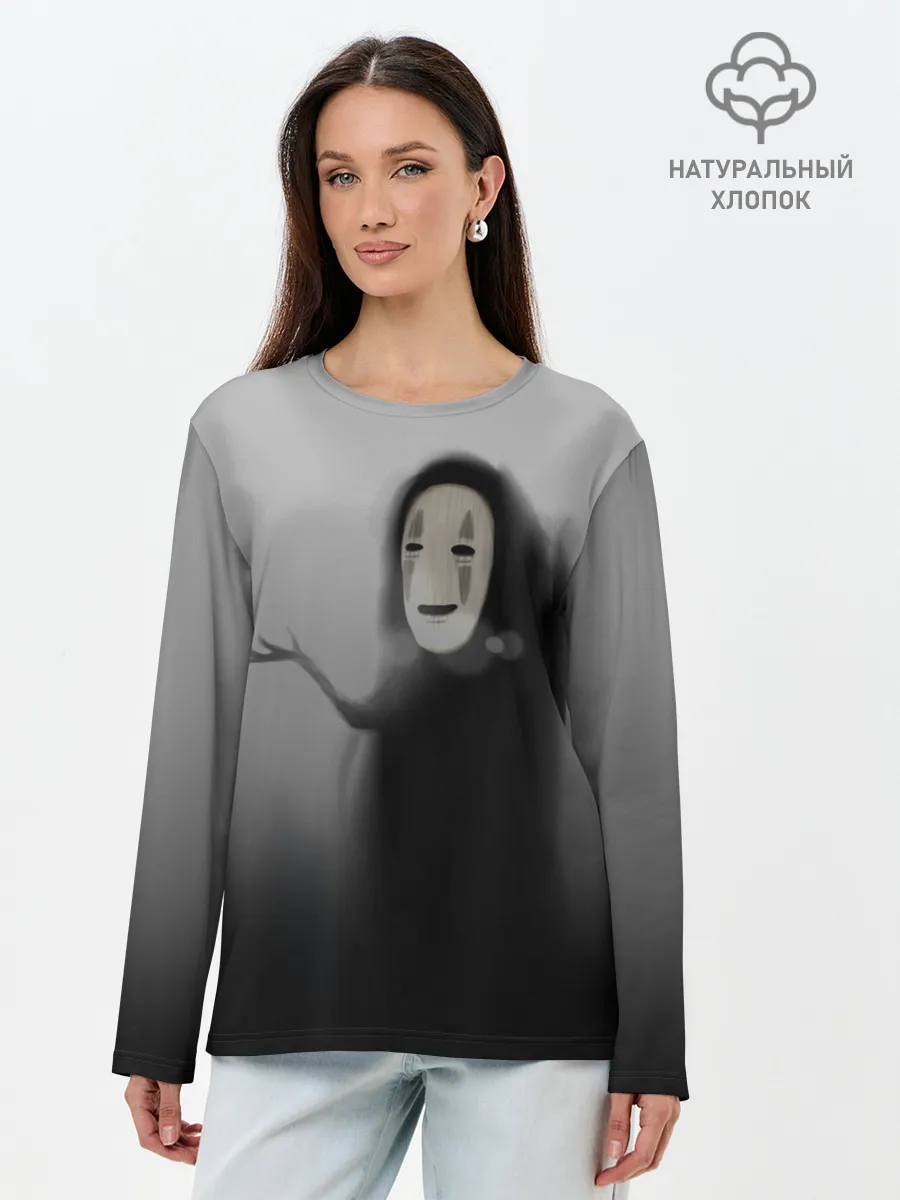 Лонгслив женский. Хлопок / Каонаси в тумане