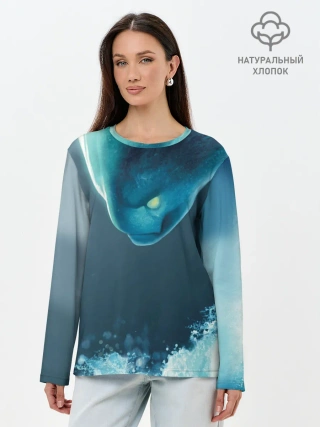 Лонгслив женский. Хлопок / DOTA 2 Morphling