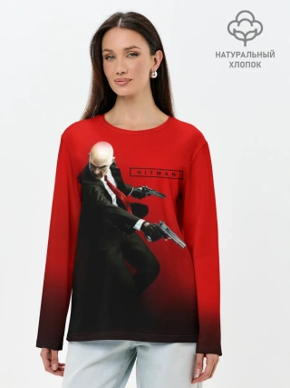 Лонгслив женский. Хлопок / Hitman_3