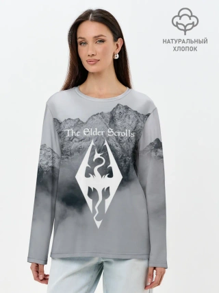 Лонгслив женский. Хлопок / TES V SKYRIM
