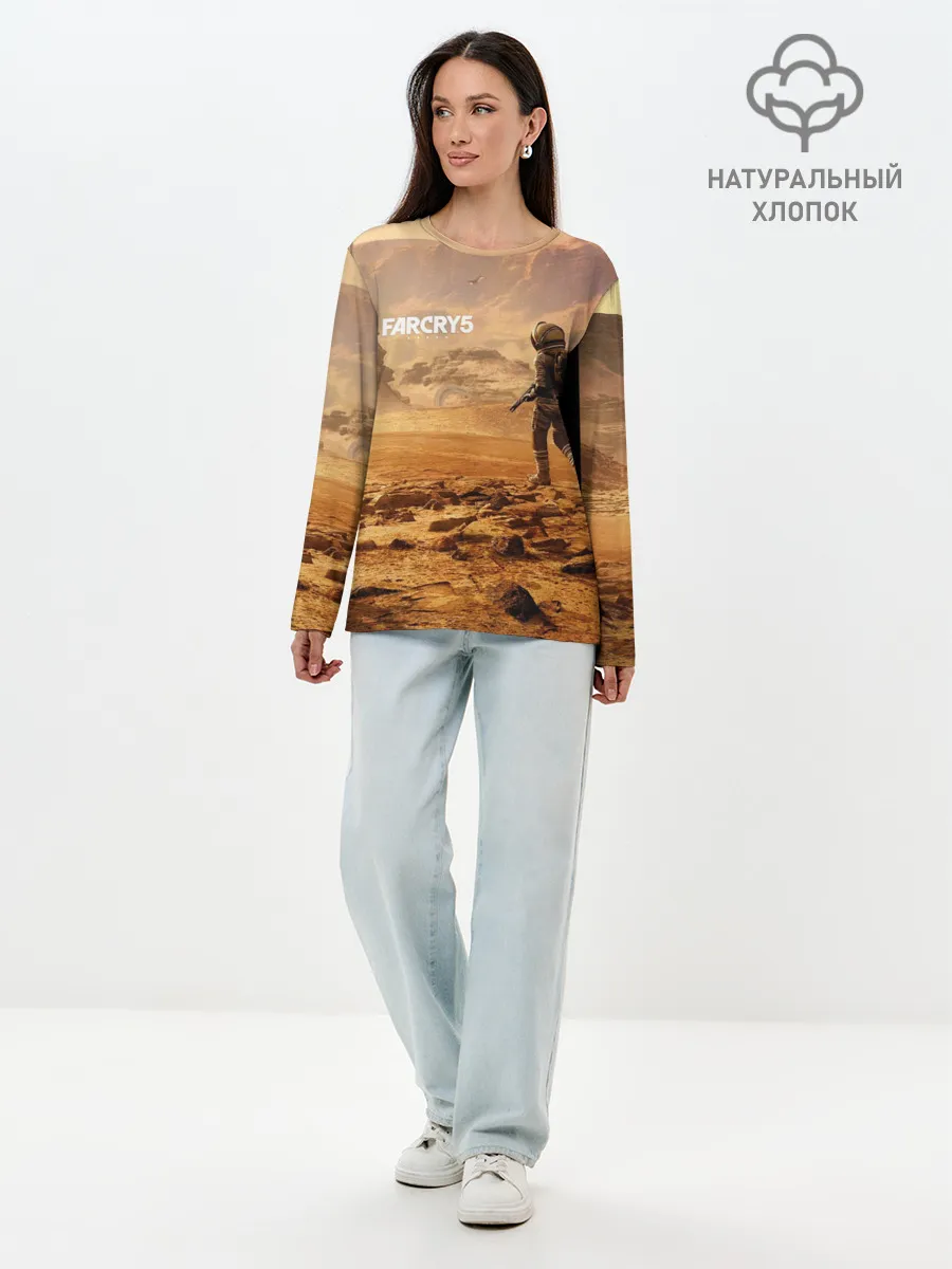 Лонгслив женский. Хлопок / FAR CRY 5 LOST ON MARS
