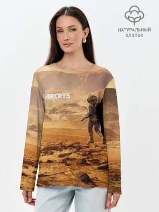 Лонгслив женский. Хлопок / FAR CRY 5 LOST ON MARS