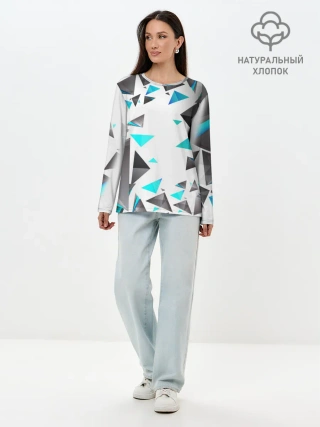 Лонгслив женский. Хлопок / TRIANGLE