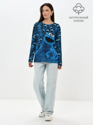 Лонгслив женский. Хлопок / Коржик